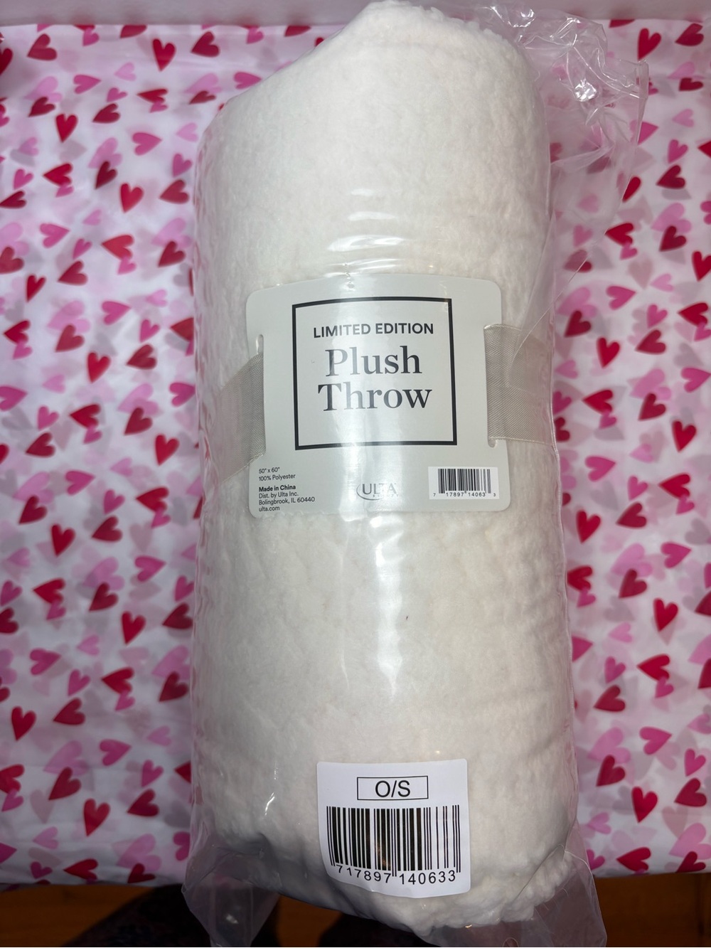 Limited Edition Ulta Beauty Plush Throw - White
